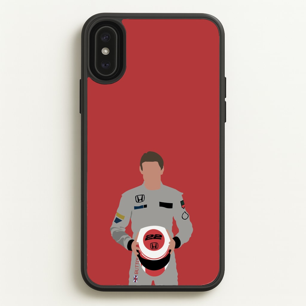 Button - F1 - F1 Phone Case for iPhone XS Max