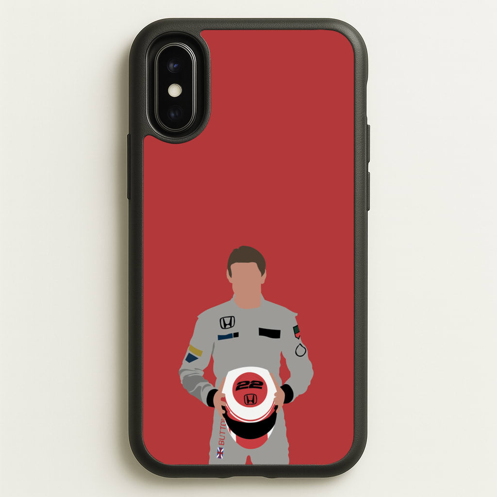 Button - F1 - F1 Phone Case for iPhone X / XS
