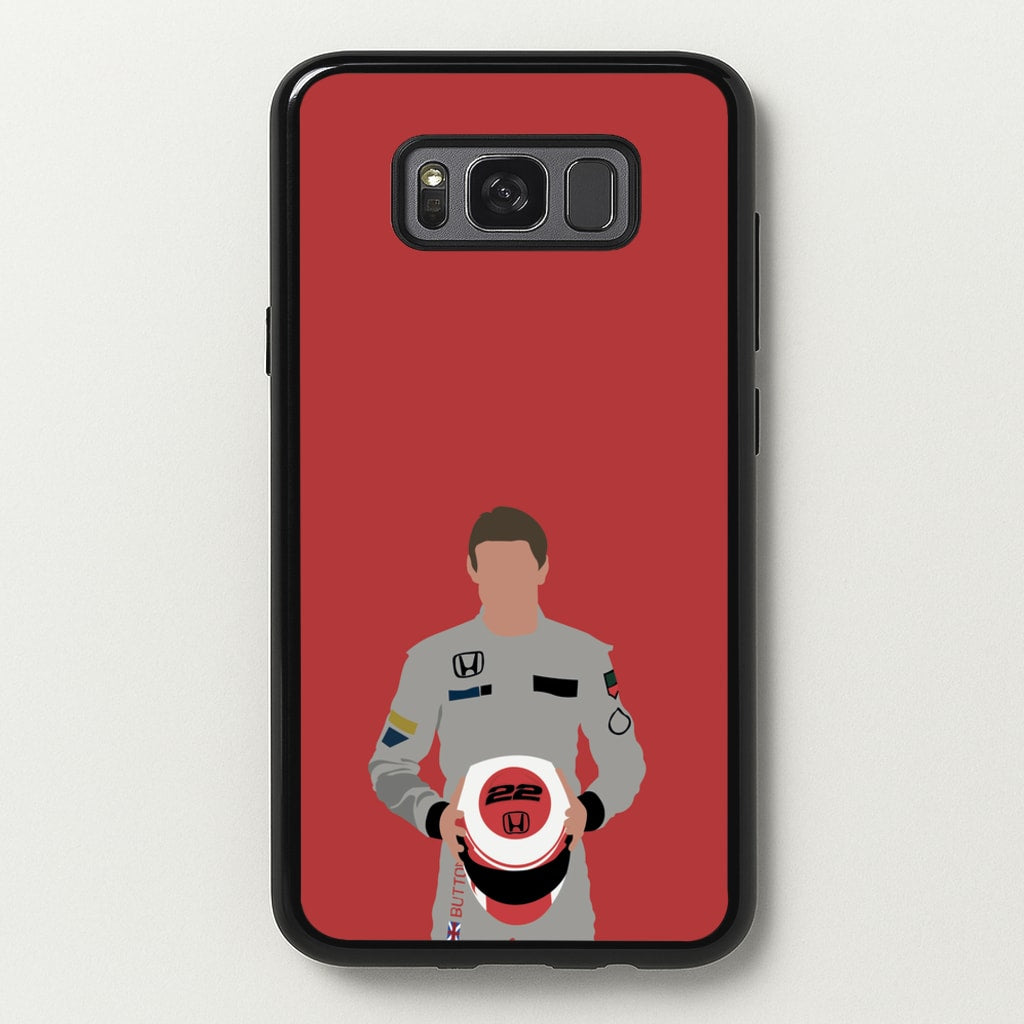 Button - F1 - F1 Phone Case for Galaxy S8