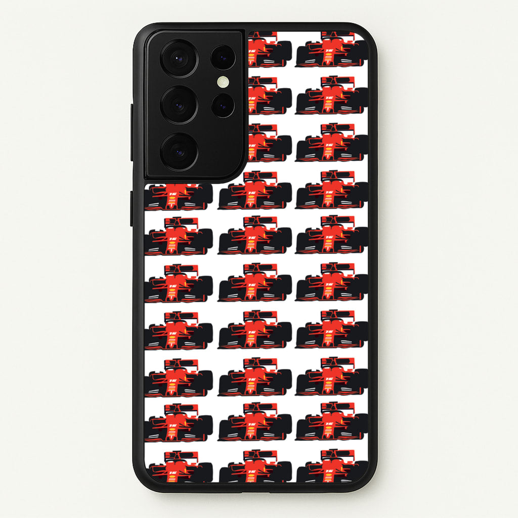 F1 Car Collage - F1 Phone Case for Galaxy S21 Ultra