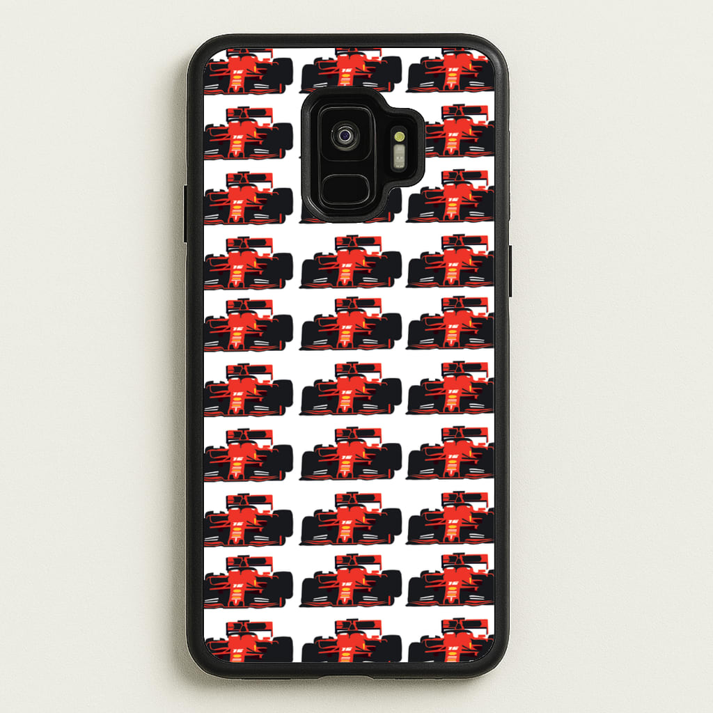 F1 Car Collage - F1 Phone Case for Galaxy S9