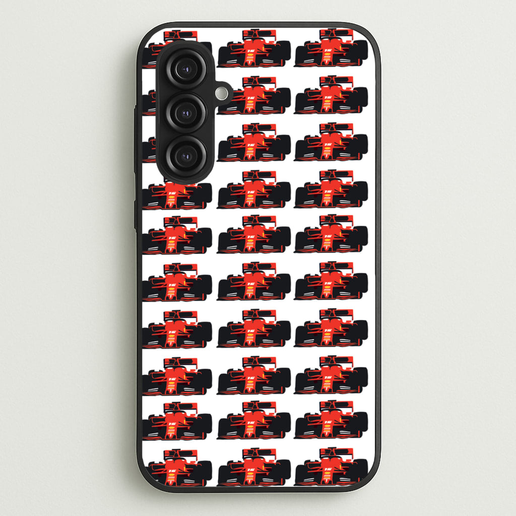 F1 Car Collage - F1 Phone Case for Galaxy S23FE