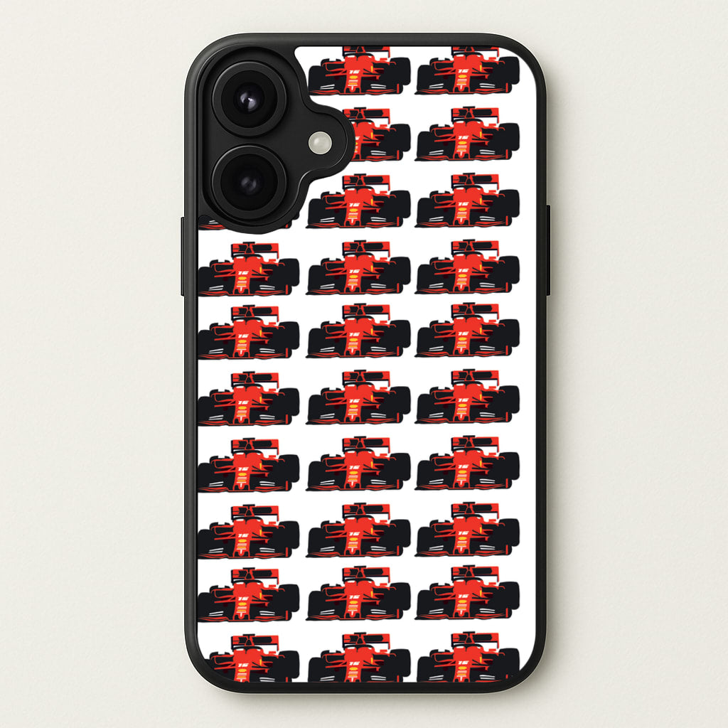 F1 Car Collage Phone Case for iPhone 17