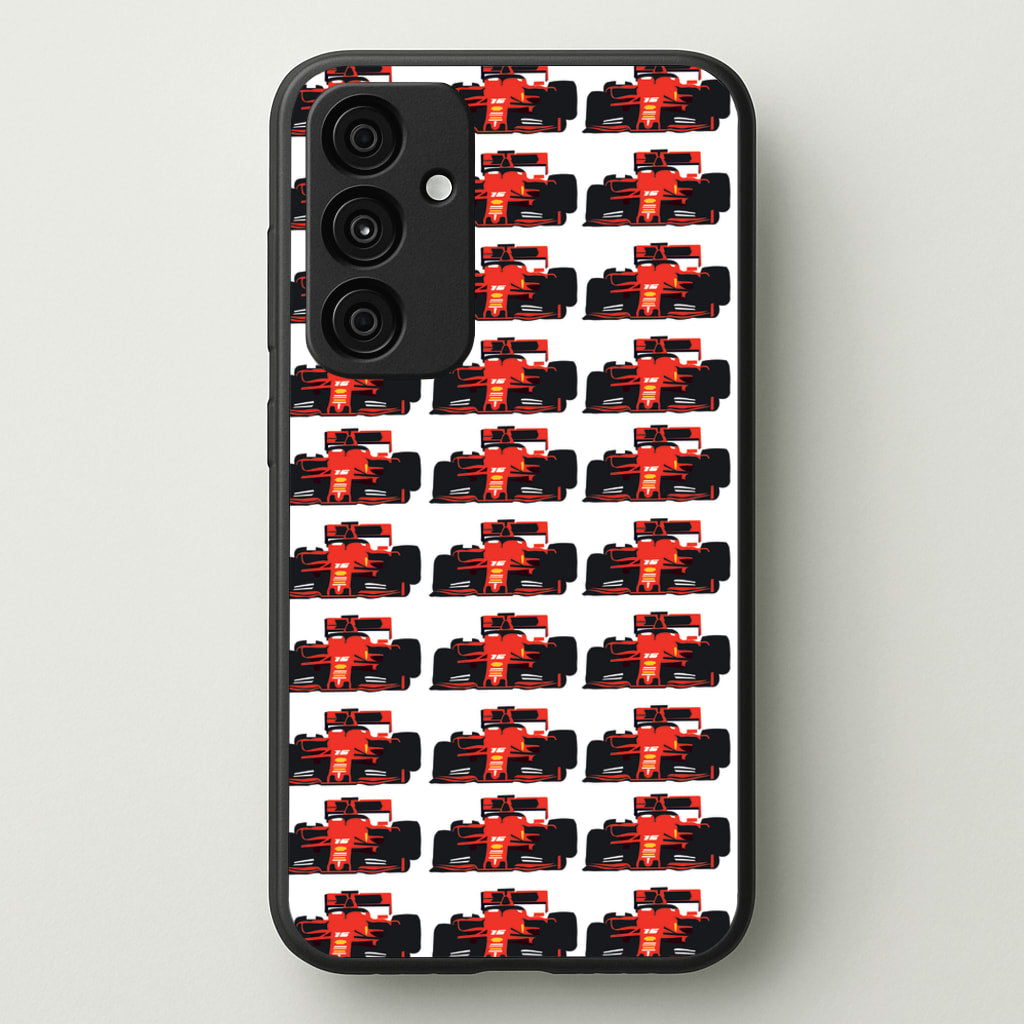 F1 Car Collage - F1 Phone Case for Galaxy A35