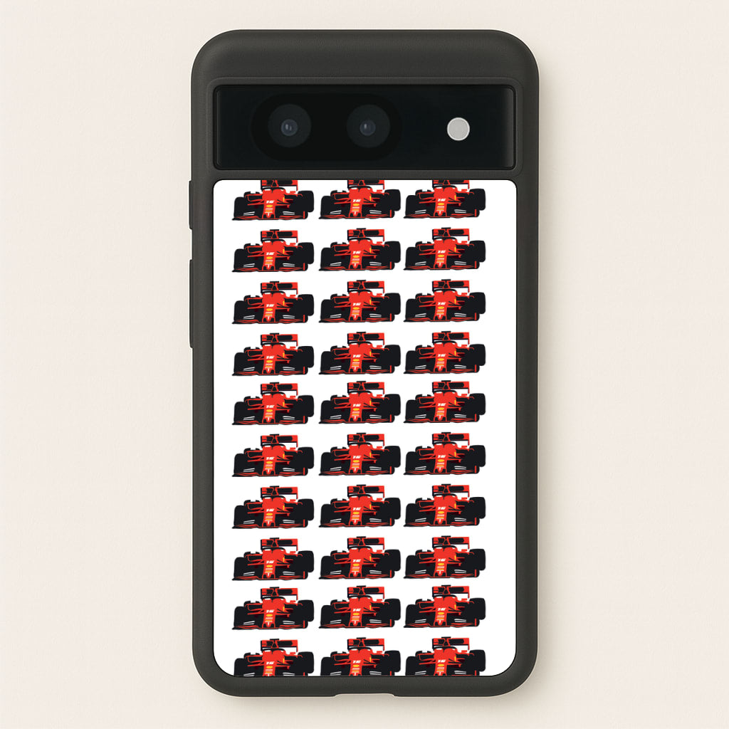 F1 Car Collage - F1 Phone Case for Google Pixel 8a