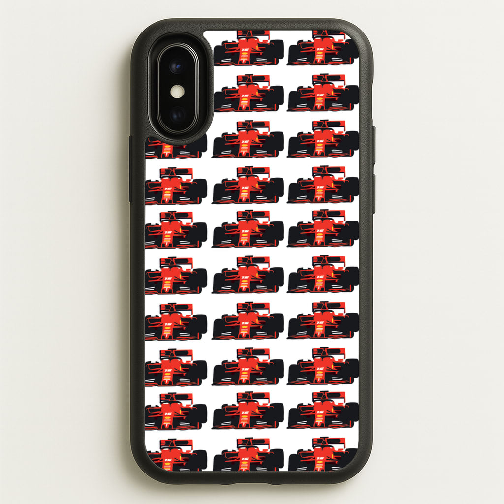 F1 Car Collage - F1 Phone Case for iPhone X / XS