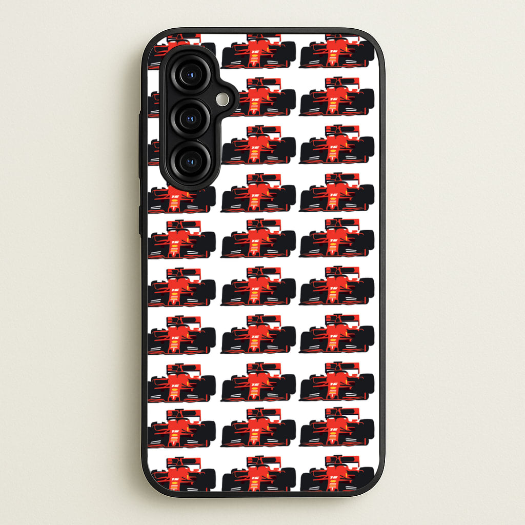 F1 Car Collage - F1 Phone Case for Galaxy A54