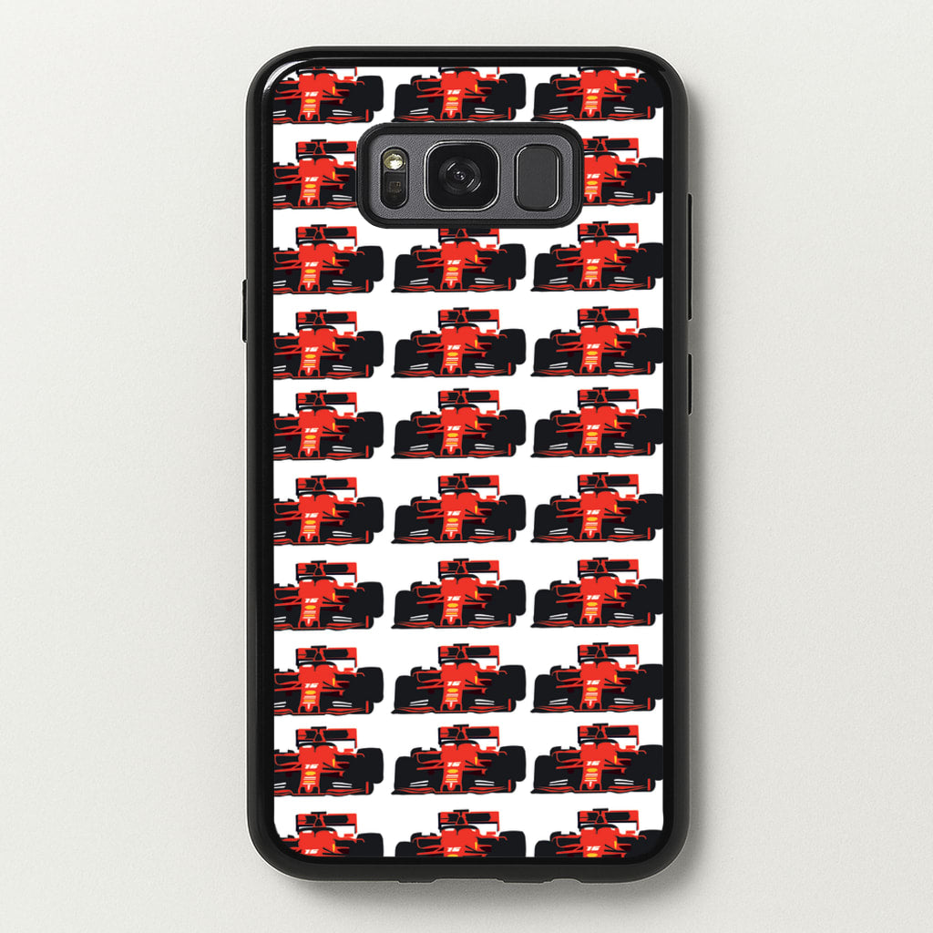 F1 Car Collage - F1 Phone Case for Galaxy S8 Plus
