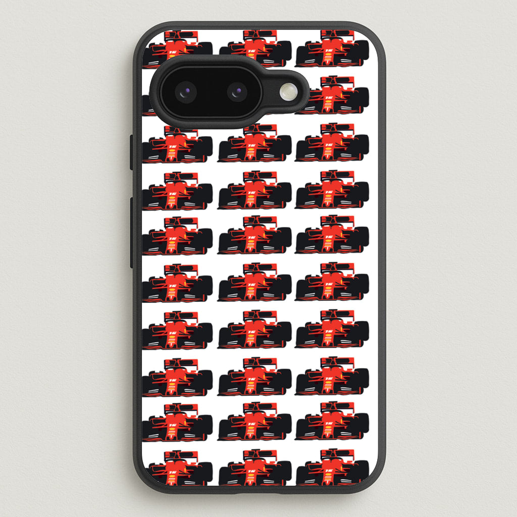 F1 Car Collage - F1 Phone Case for Google Pixel 9a