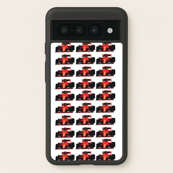 F1 Car Collage - F1 Phone Case for Google Pixel 7 Pro