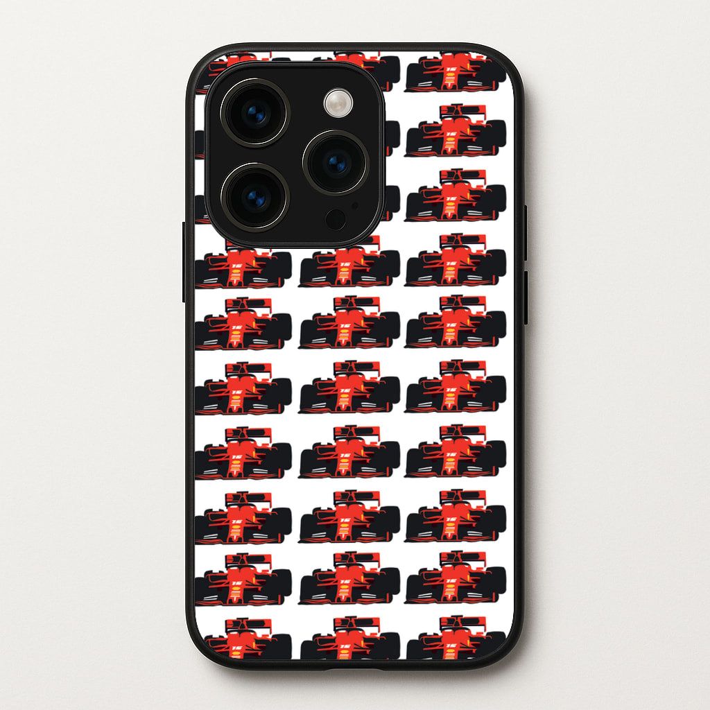 F1 Car Collage - F1 Phone Case for iPhone 15 Pro