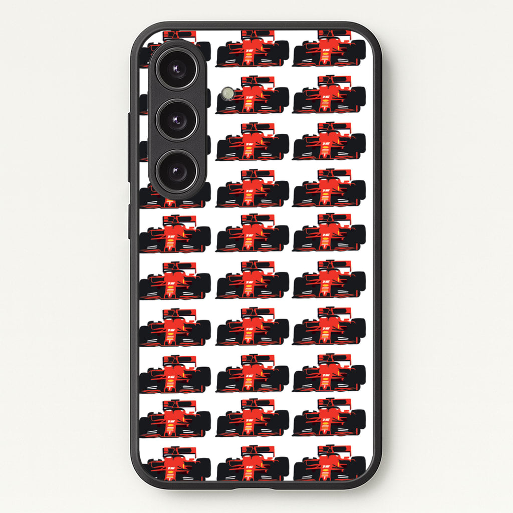 F1 Car Collage - F1 Phone Case for Galaxy S24