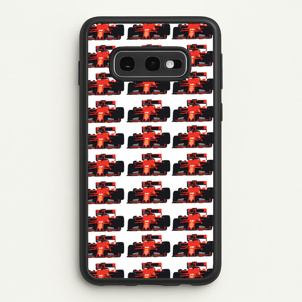 F1 Car Collage - F1 Phone Case for Galaxy S10e