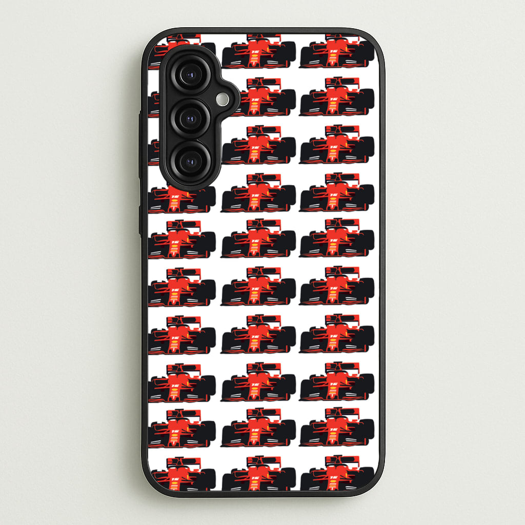 F1 Car Collage - F1 Phone Case for Galaxy A14