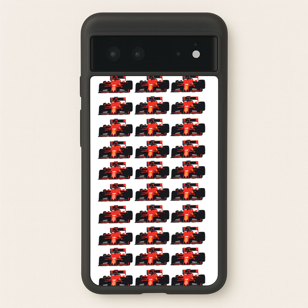 F1 Car Collage - F1 Phone Case for Google Pixel 6
