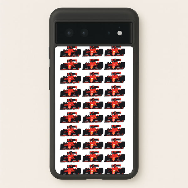 F1 Car Collage - F1 Phone Case for Google Pixel 6
