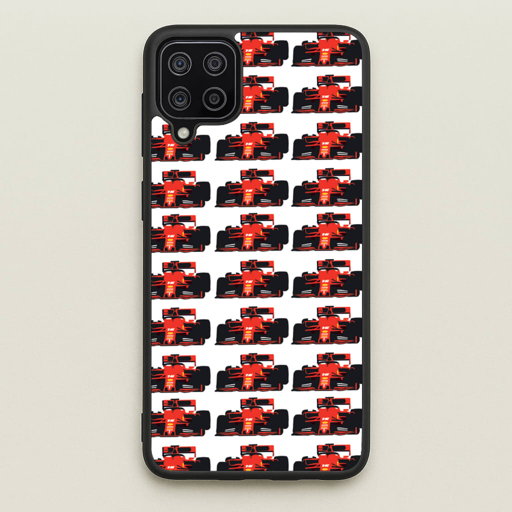F1 Car Collage - F1 Phone Case for Galaxy A12