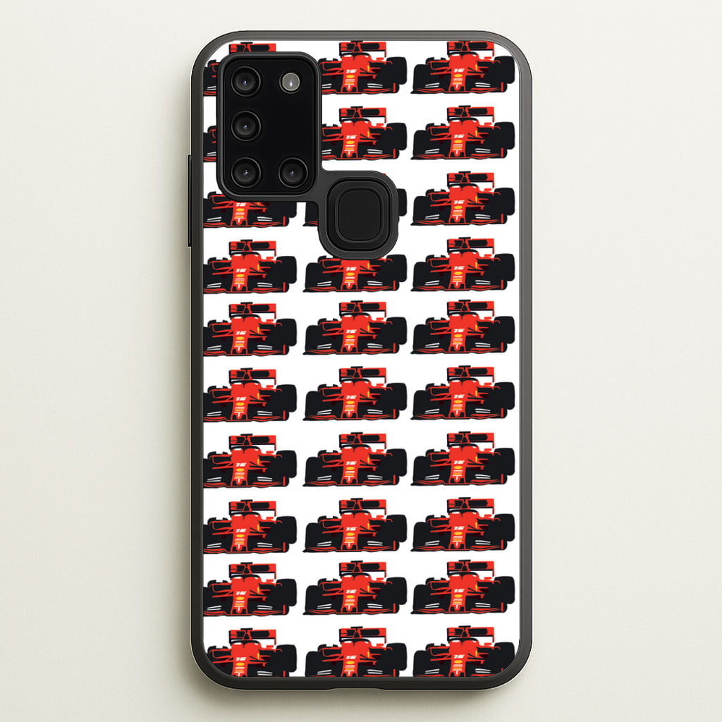F1 Car Collage - F1 Phone Case for Galaxy A21s