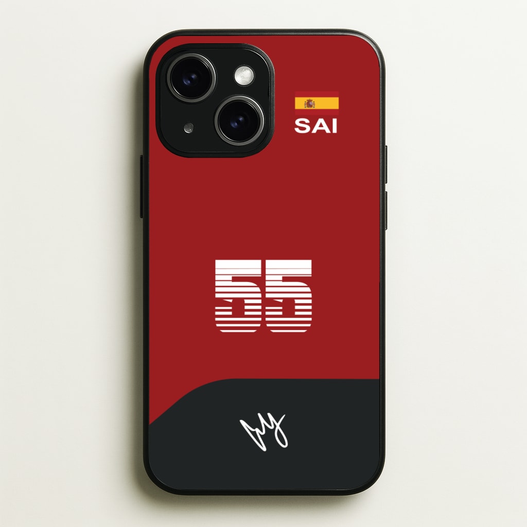 Sainz - F1 - F1 Phone Case for iPhone 15 Plus