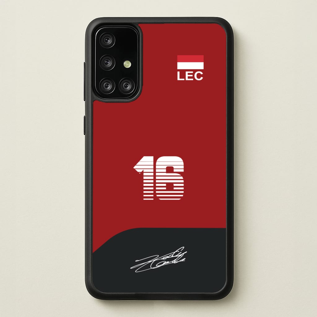 Leclerc - F1 - F1 Phone Case for Galaxy A71