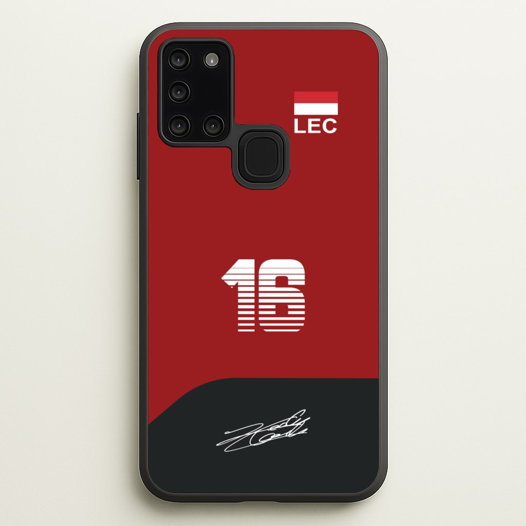 Leclerc - F1 - F1 Phone Case for Galaxy A21s