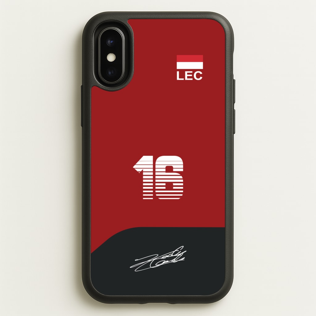 Leclerc - F1 - F1 Phone Case for iPhone X / XS