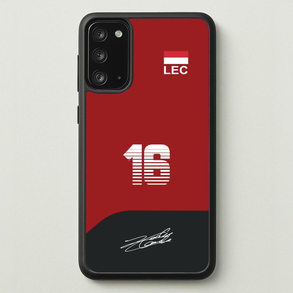 Leclerc - F1 - F1 Phone Case for Galaxy Note 20