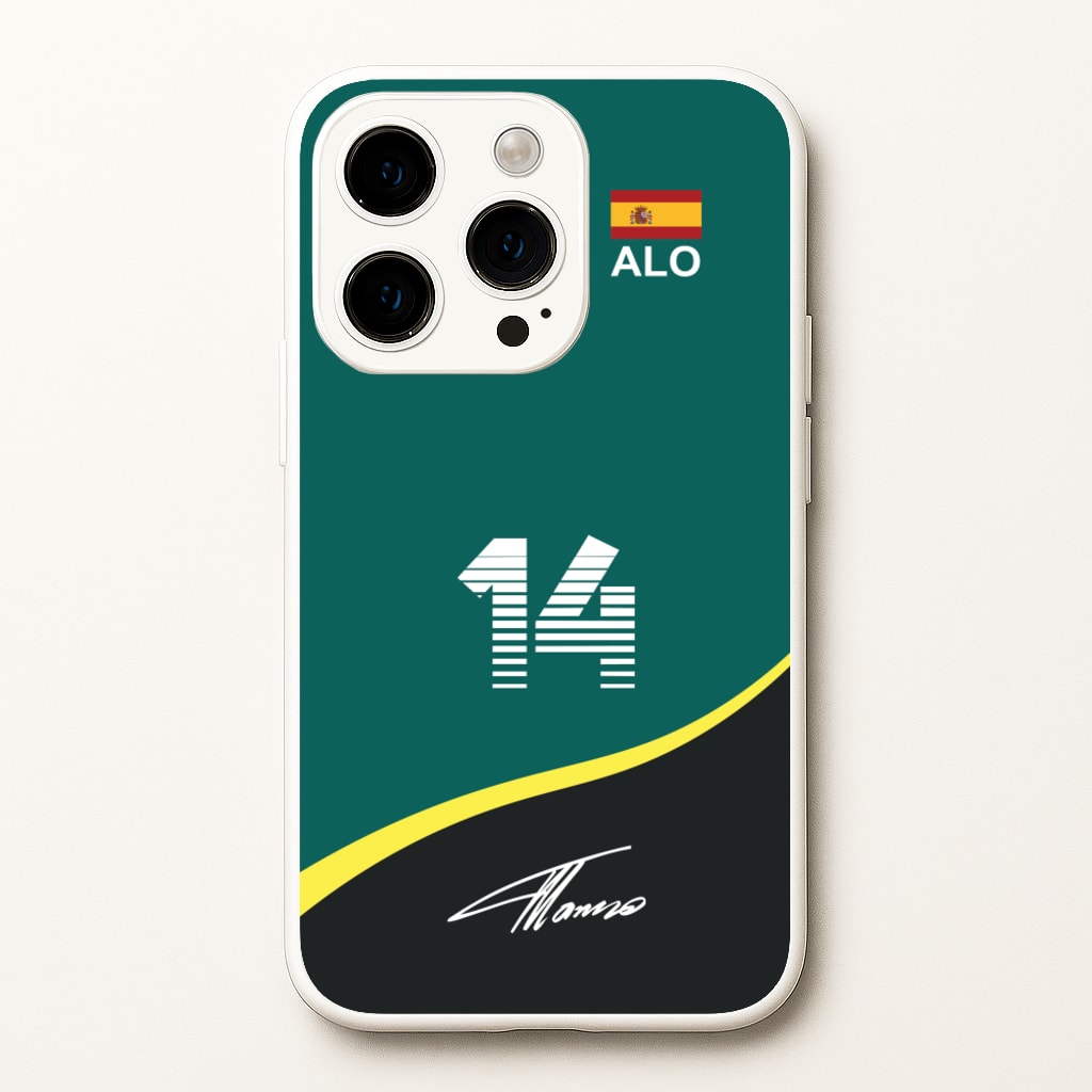 Alonso - F1 - F1 Phone Case for iPhone 14 Pro