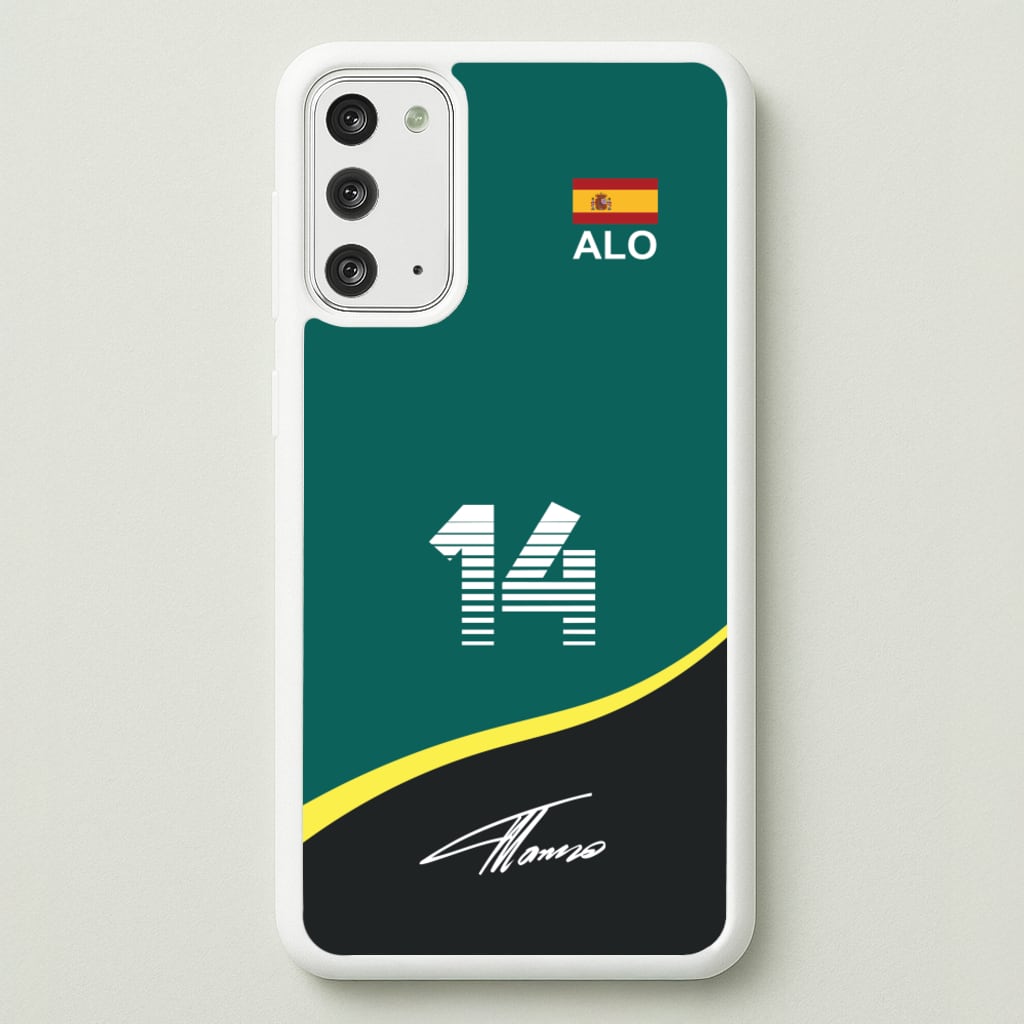 Alonso - F1 - F1 Phone Case for Galaxy Note 20