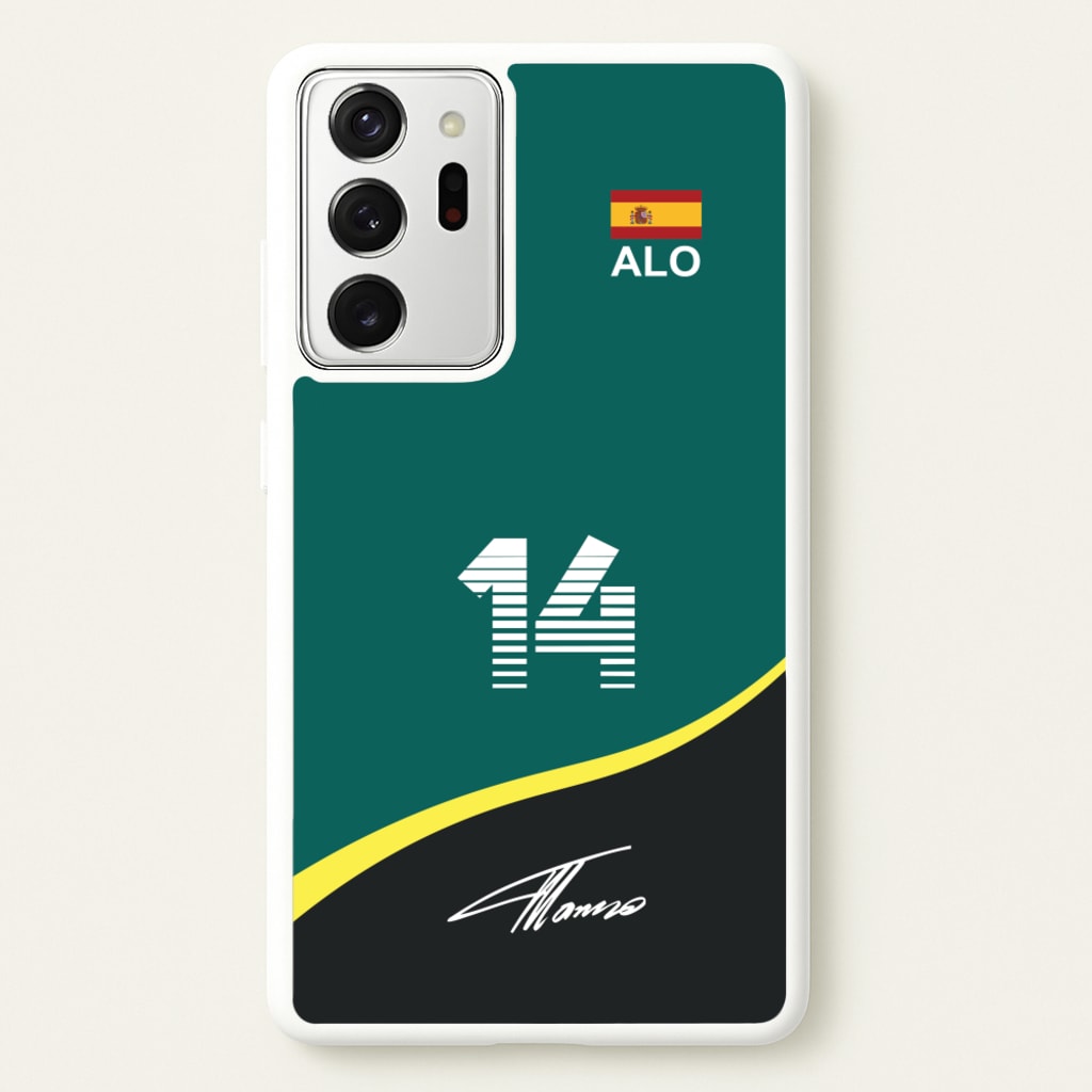 Alonso - F1 - F1 Phone Case for Galaxy Note 20 Ultra