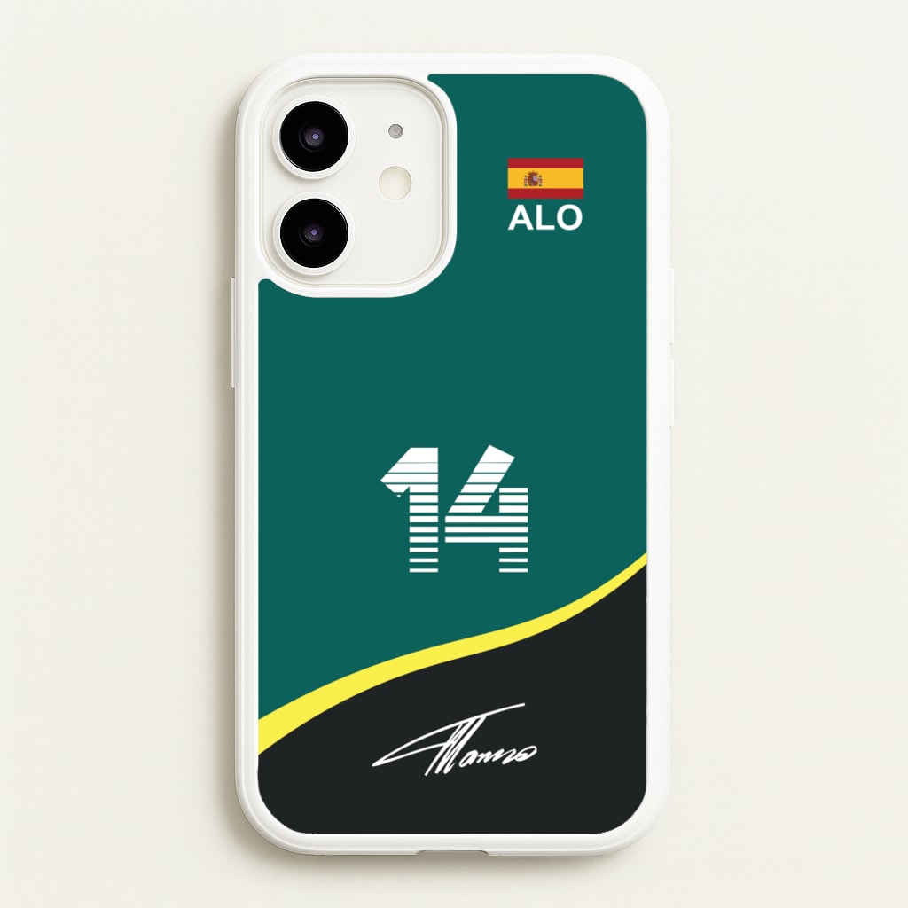 Alonso - F1 - F1 Phone Case for iPhone 12 Mini