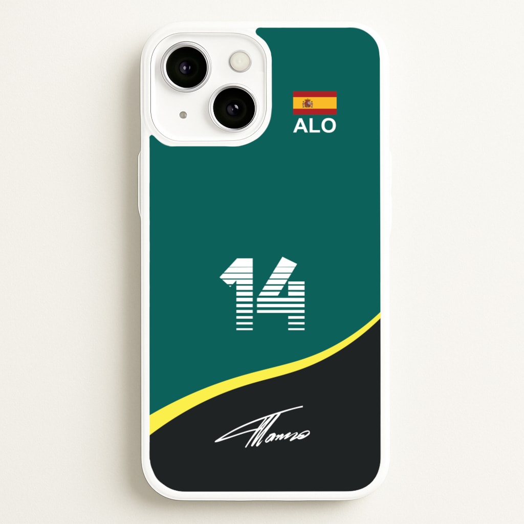 Alonso - F1 - F1 Phone Case for iPhone 13