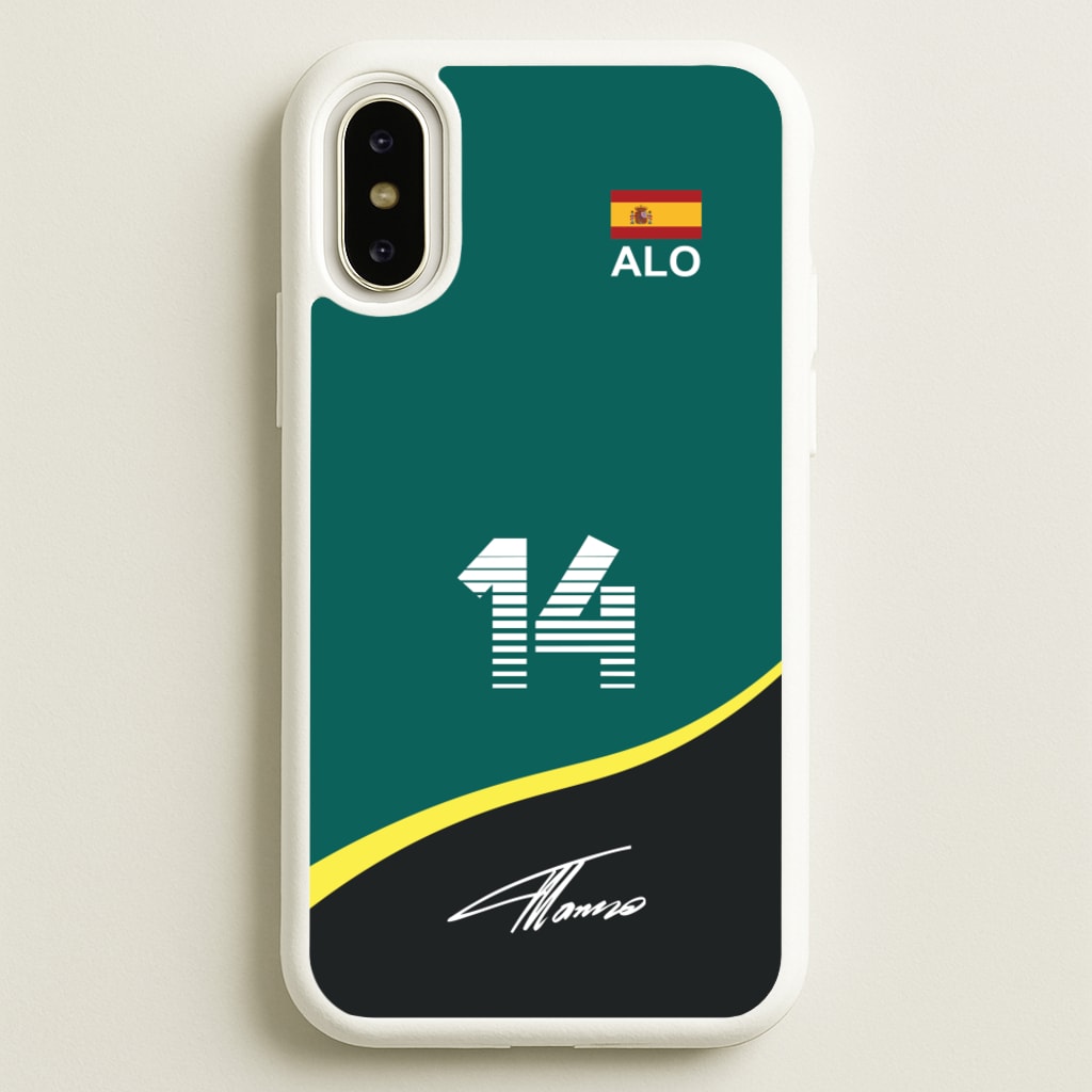 Alonso - F1 - F1 Phone Case for iPhone X / XS