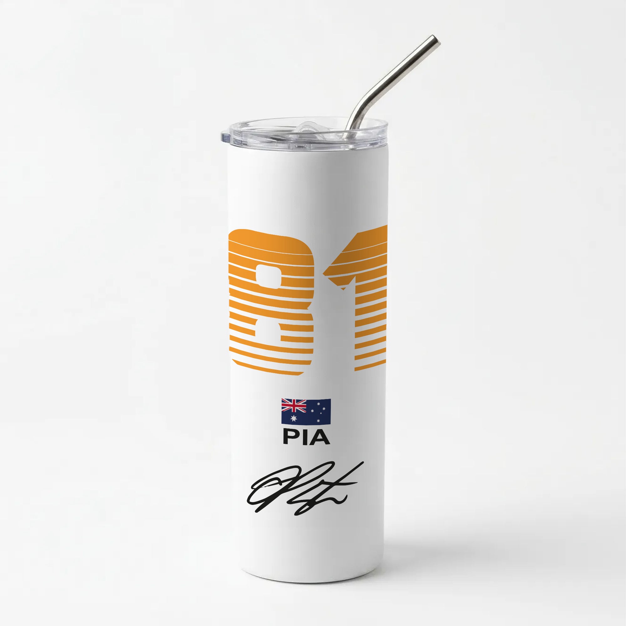 Piastri - F1 Skinny Tumbler
