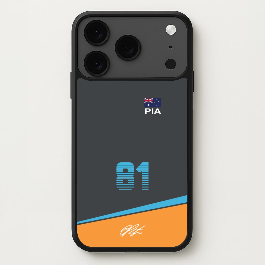 Piastri - F1 Phone Case for iPhone 17 Pro Max