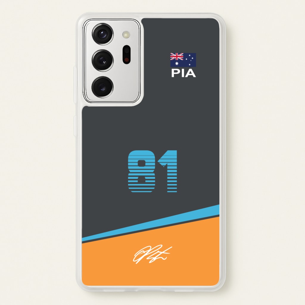 Piastri - F1 - F1 Phone Case for Galaxy Note 20 Ultra