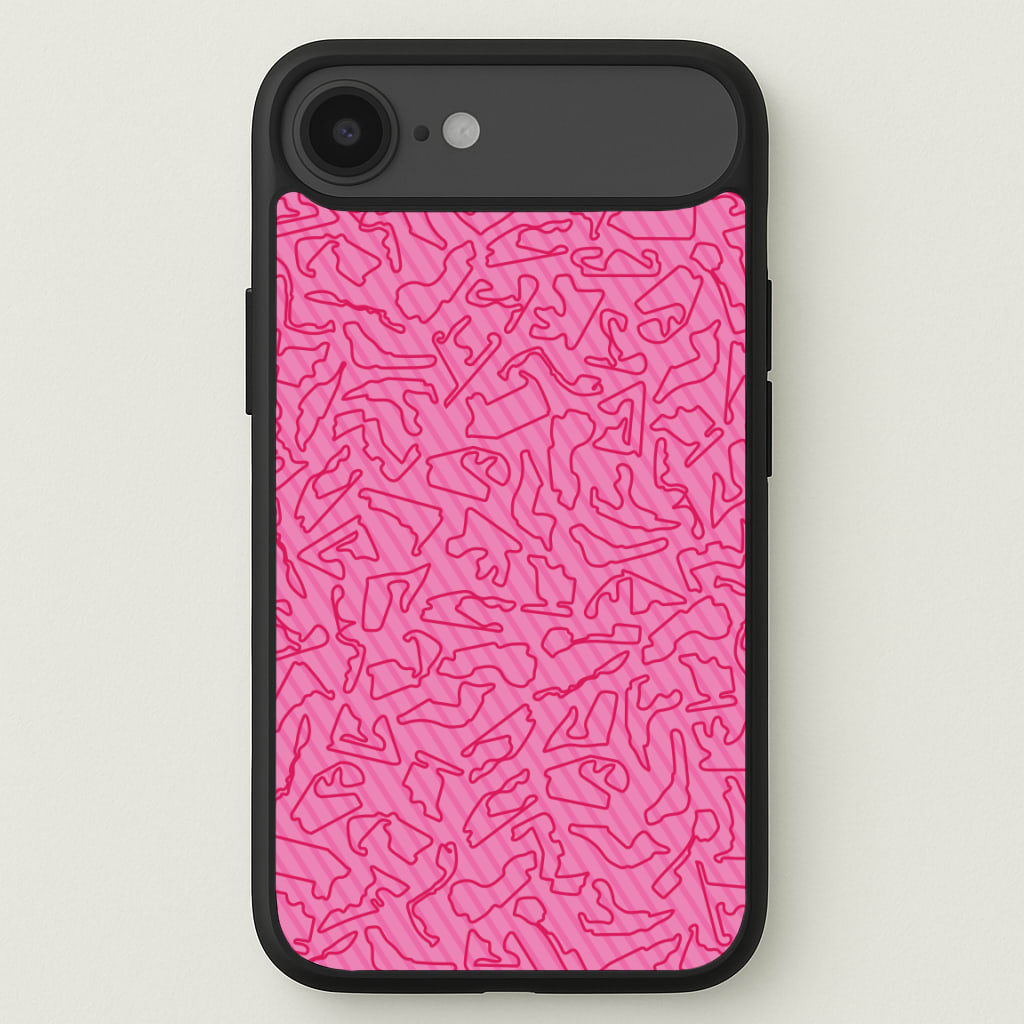 Track Outlines Pink Phone Case for iPhone 17 Air