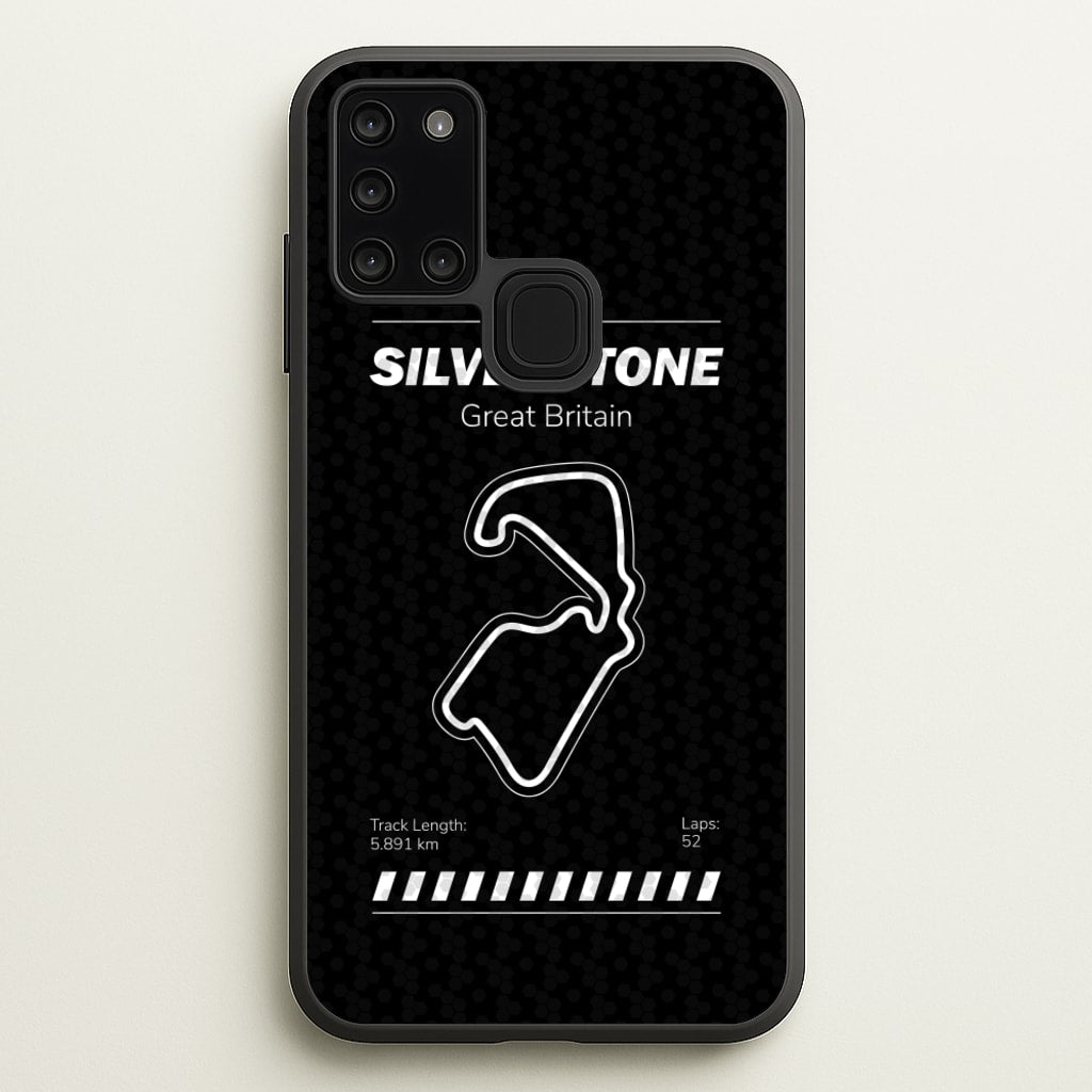 Silverstone Circuit - F1 Phone Case for Galaxy A21s