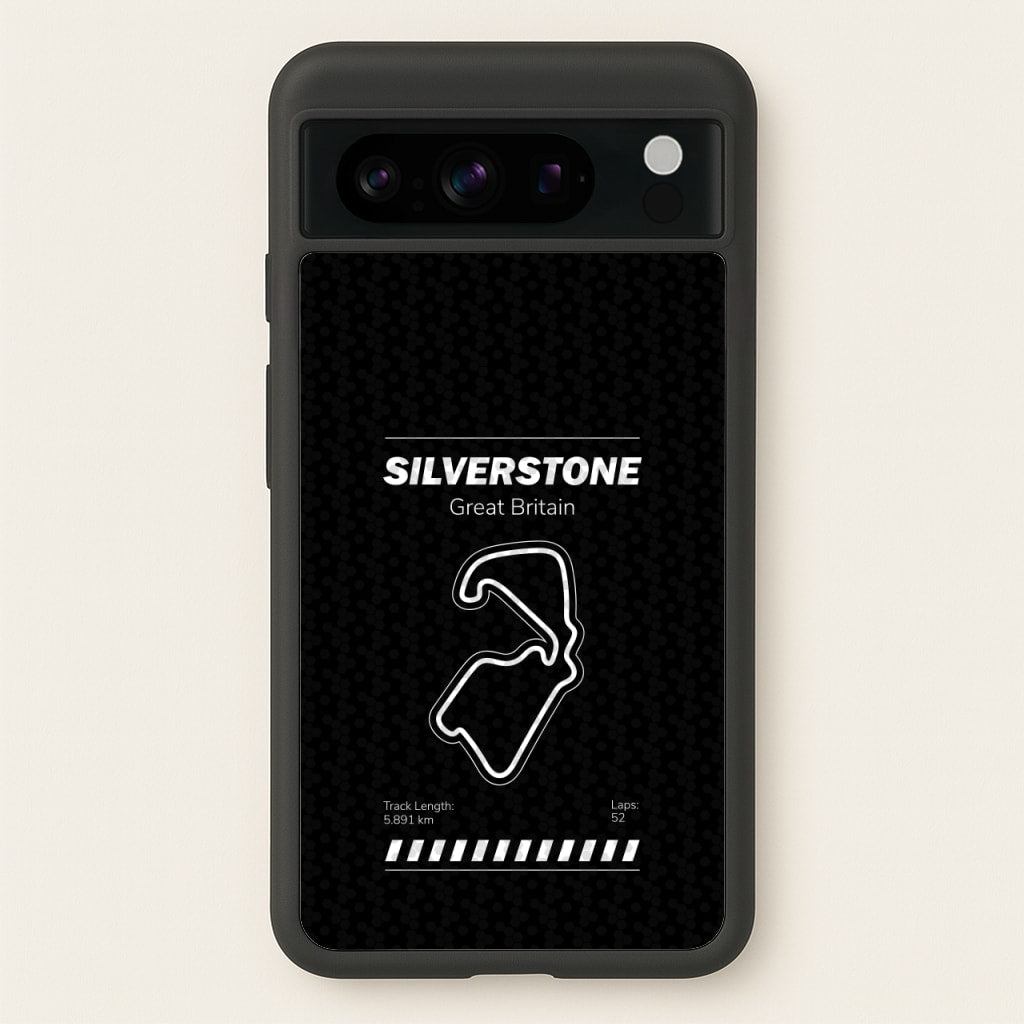 Silverstone Circuit - F1 Phone Case for Google Pixel 8 Pro