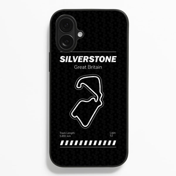 Silverstone Circuit - F1 Phone Case for iPhone 16 Plus