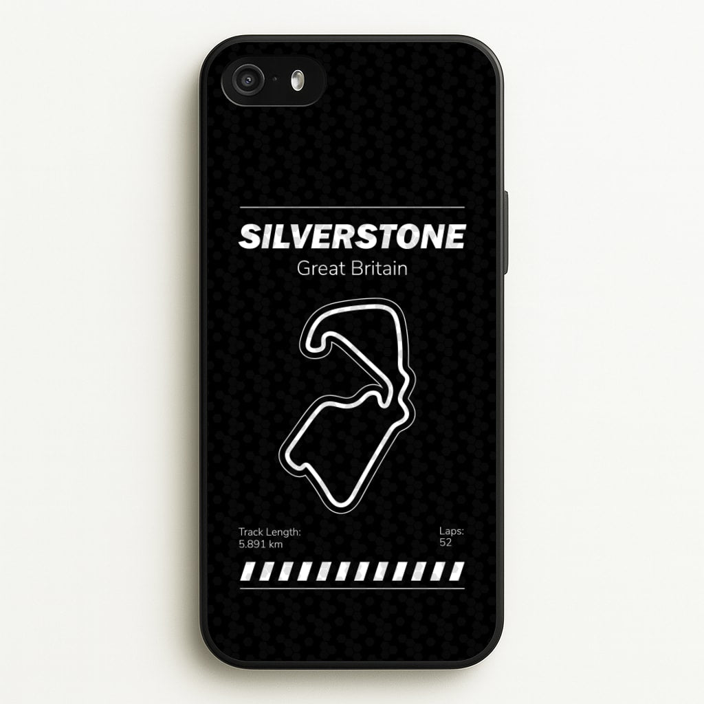 Silverstone Circuit - F1 Phone Case for iPhone 5 / 5s / SE 2016