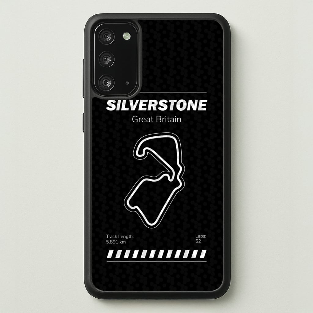 Silverstone Circuit - F1 Phone Case for Galaxy Note 20