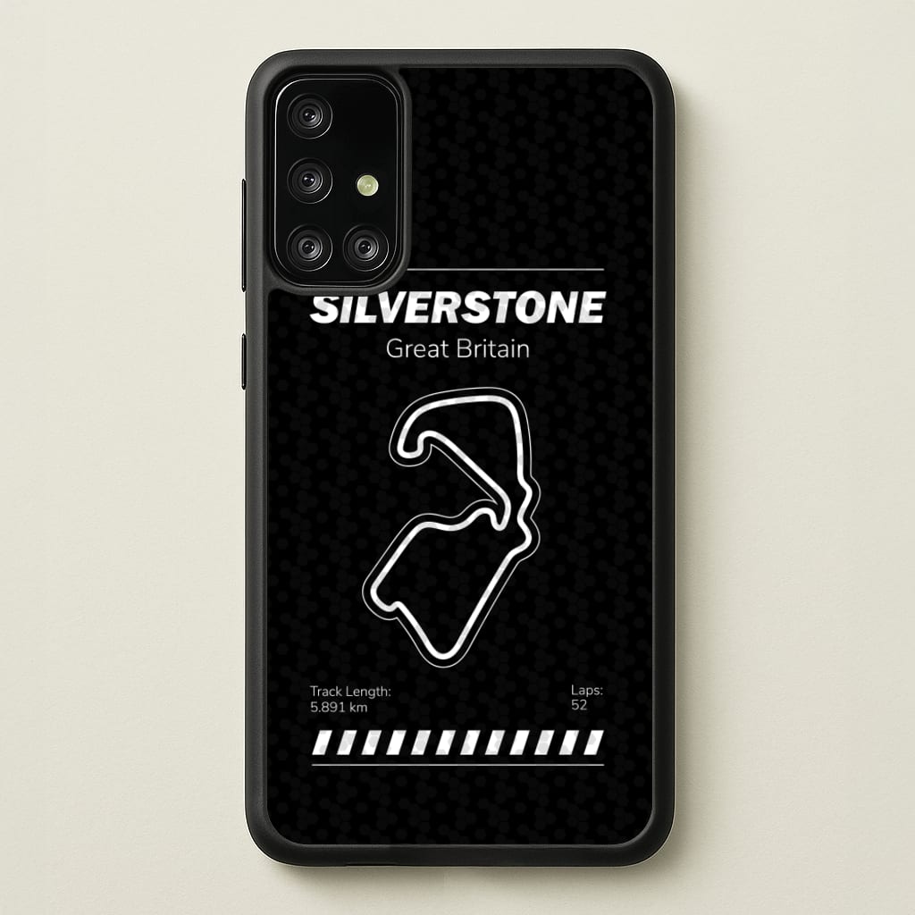 Silverstone Circuit - F1 Phone Case for Galaxy A71