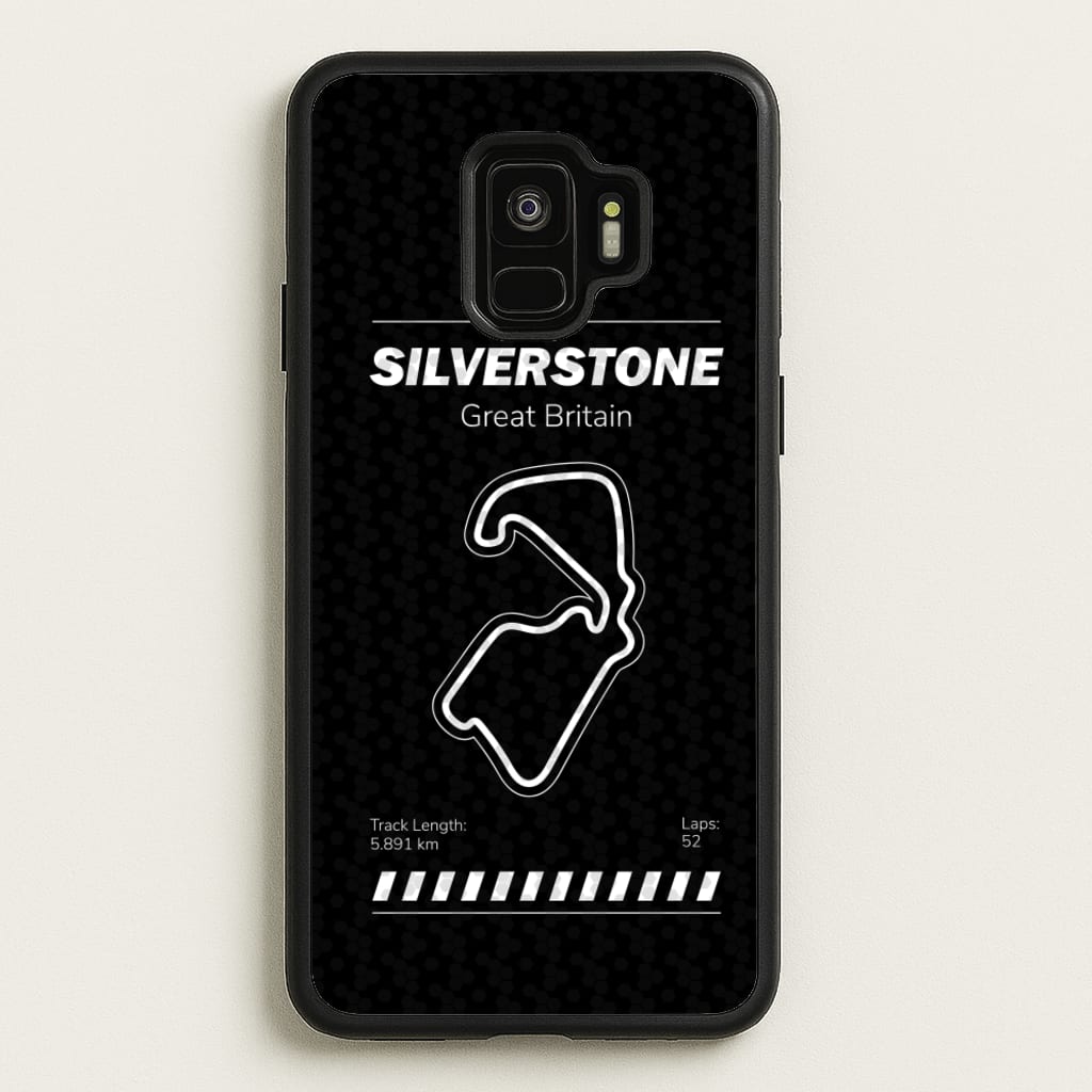 Silverstone Circuit - F1 Phone Case for Galaxy S9