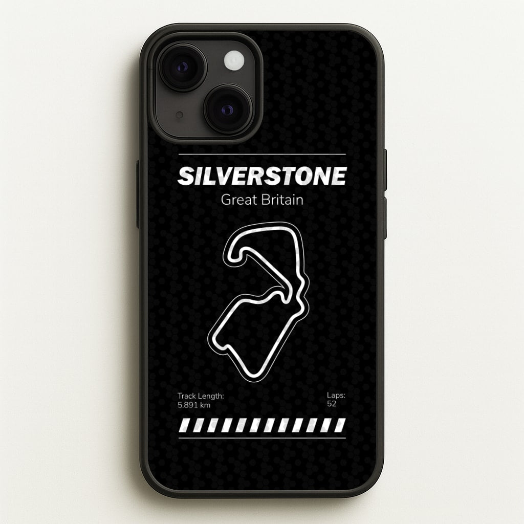 Silverstone Circuit - F1 Phone Case for iPhone 13