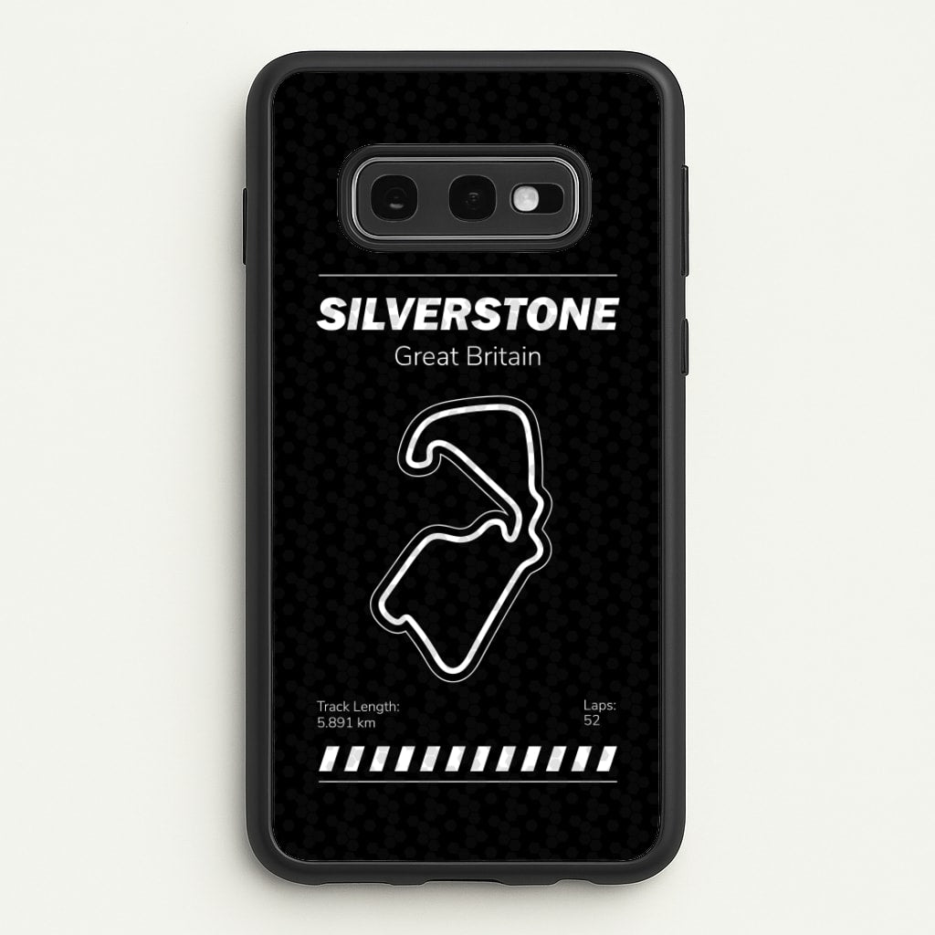 Silverstone Circuit - F1 Phone Case for Galaxy S10e