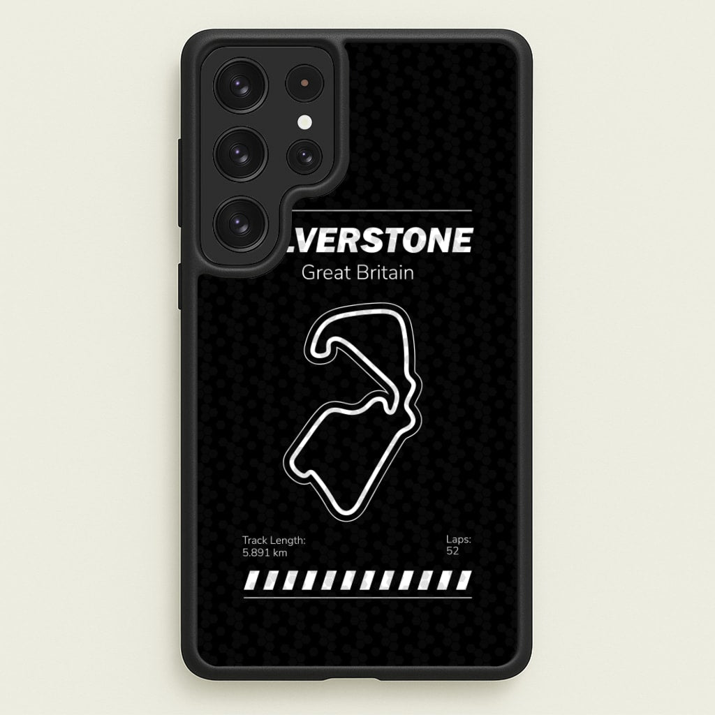 Silverstone Circuit - F1 Phone Case for Galaxy S22 Ultra