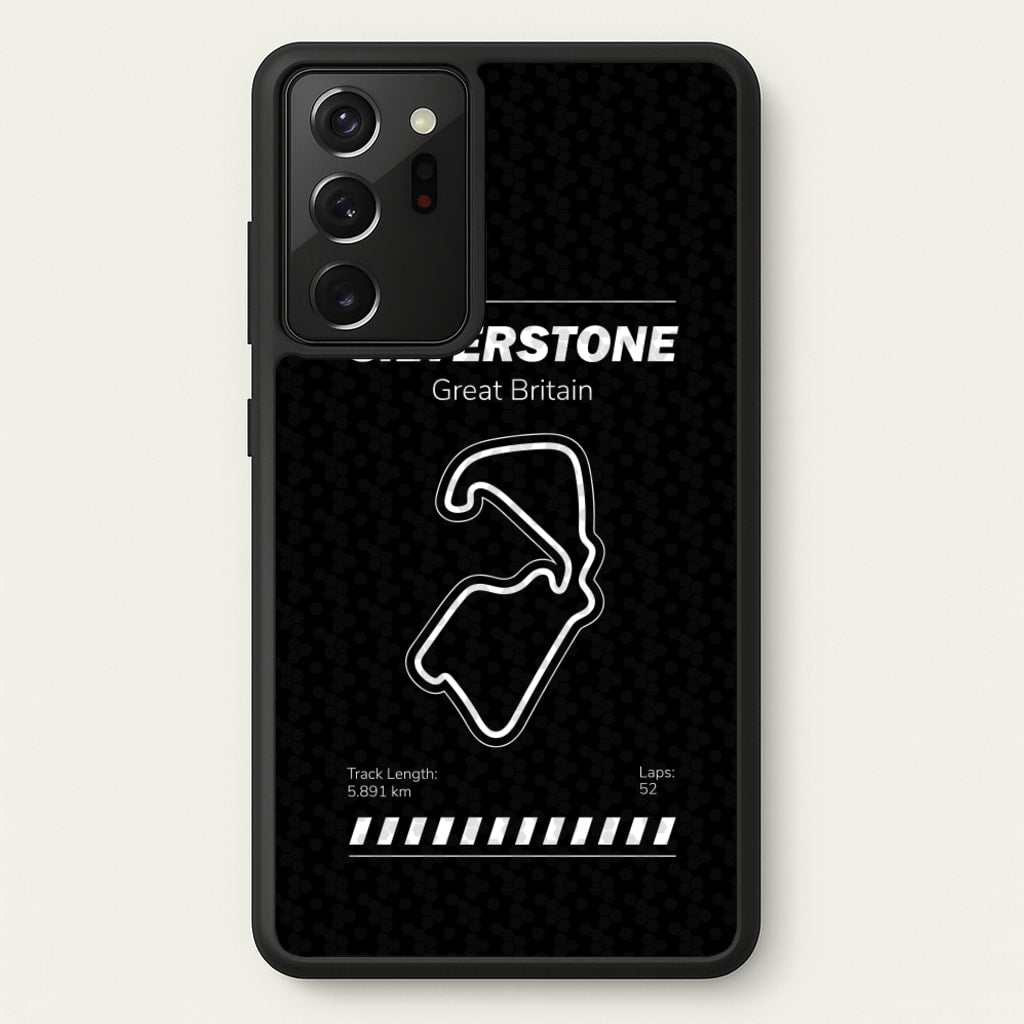 Silverstone Circuit - F1 Phone Case for Galaxy Note 20 Ultra
