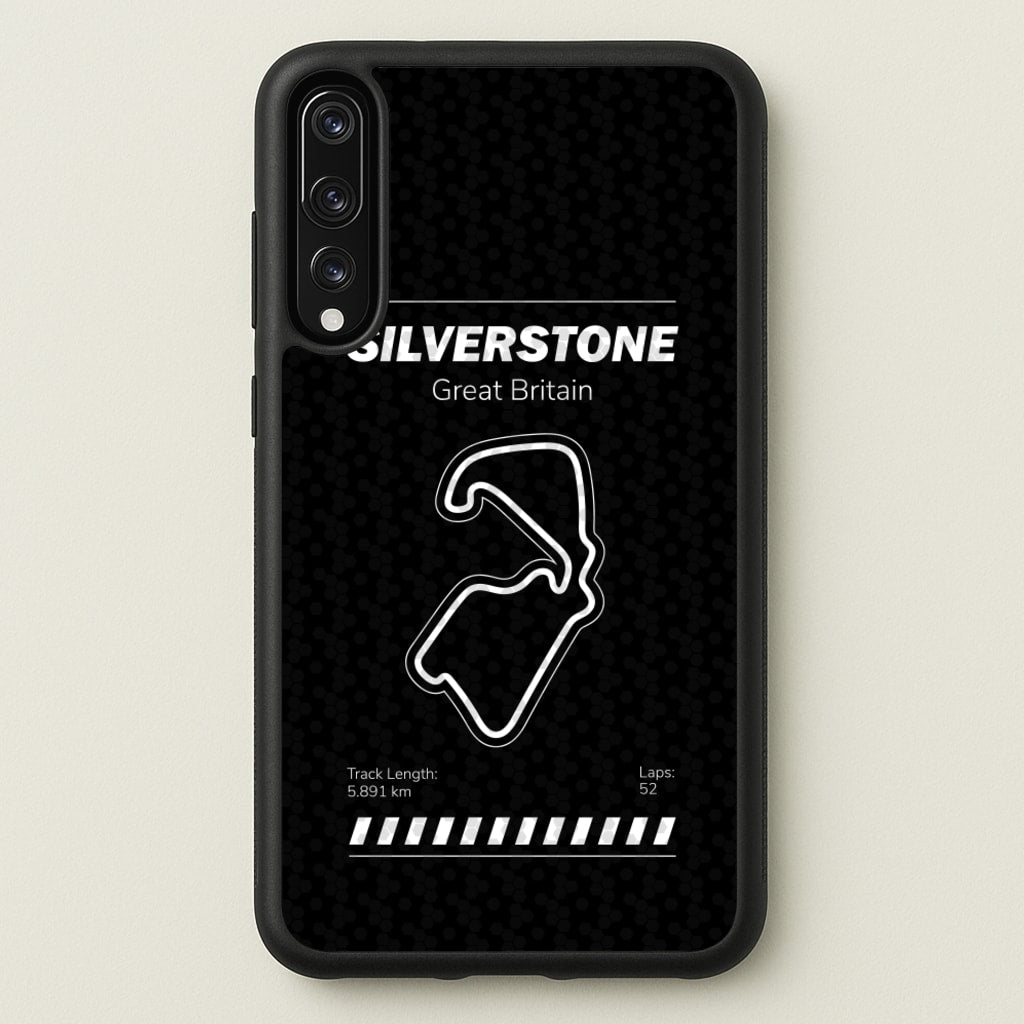 Silverstone Circuit - F1 Phone Case for Huawei P20 Pro