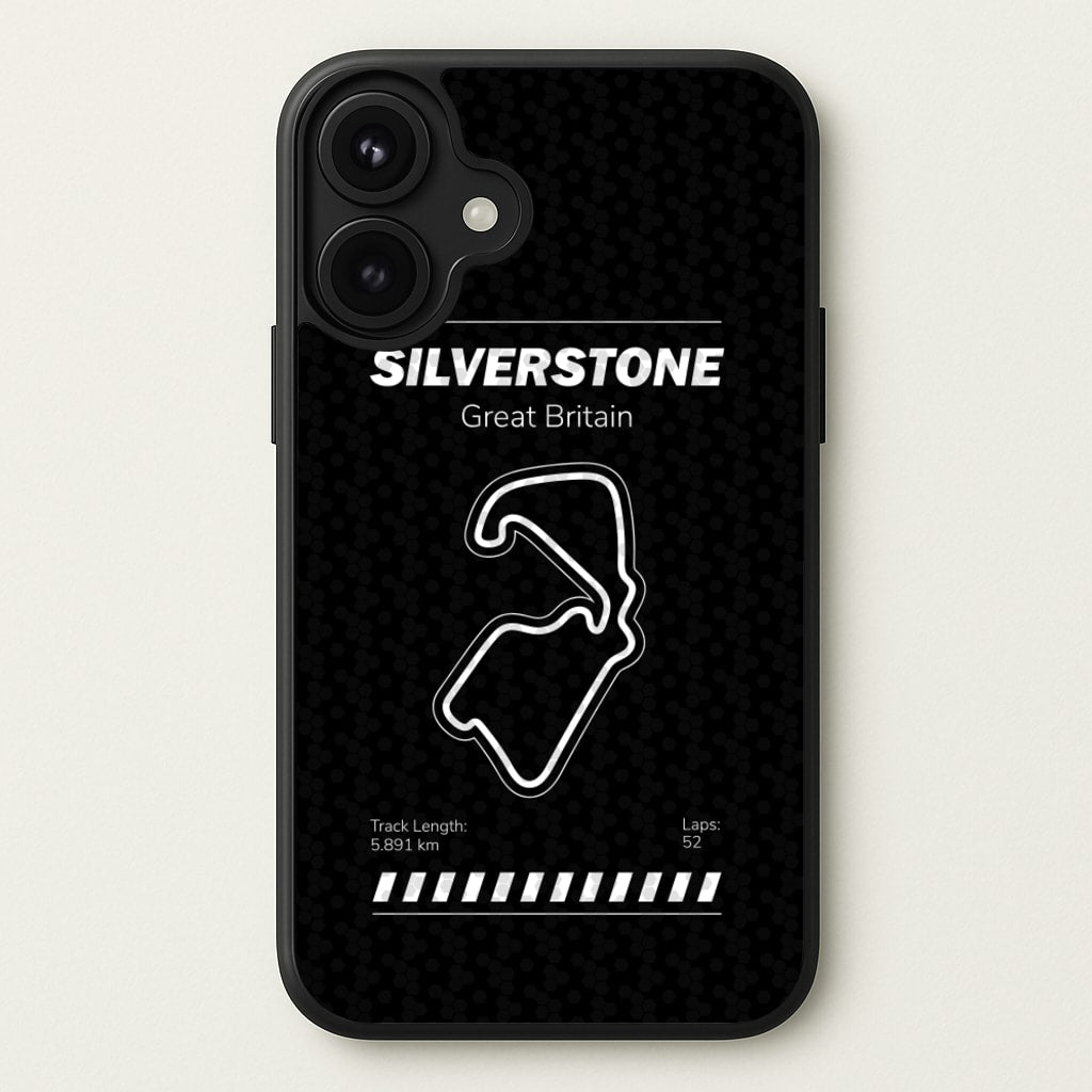 Silverstone Circuit Phone Case for iPhone 17